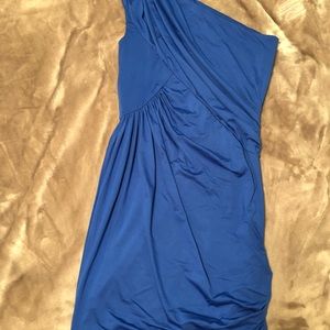 Blue Gianni Bini one shoulder dress